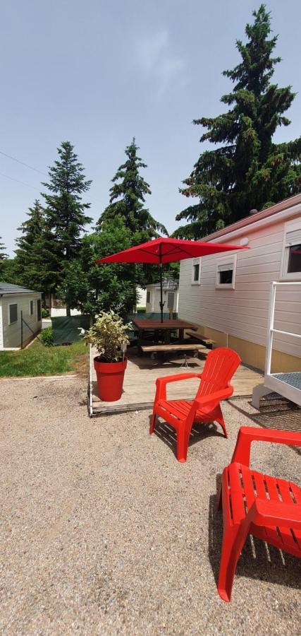 Mobil Home Dans Camping 萨亚古斯 外观 照片